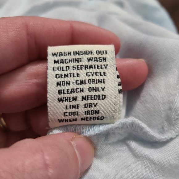 CAFFE Marrakesh Women’s Sz Med Multicolor Tie-dye 100% Rayon Pockets Tie Blouse. - Picture 8 of 10